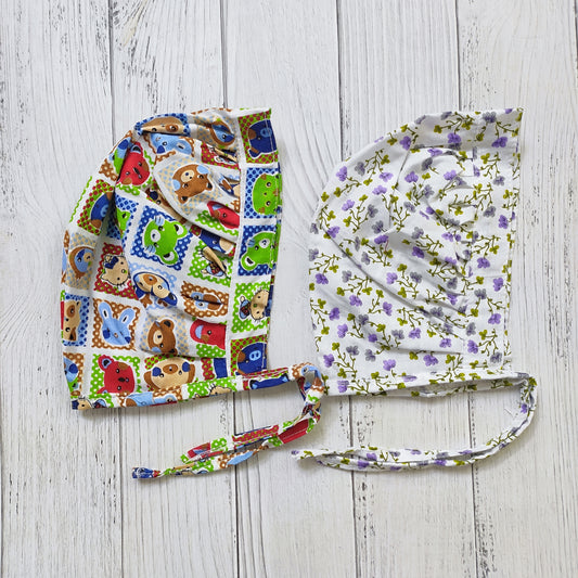 Cotton Bonnet Cap (Pack of 2)