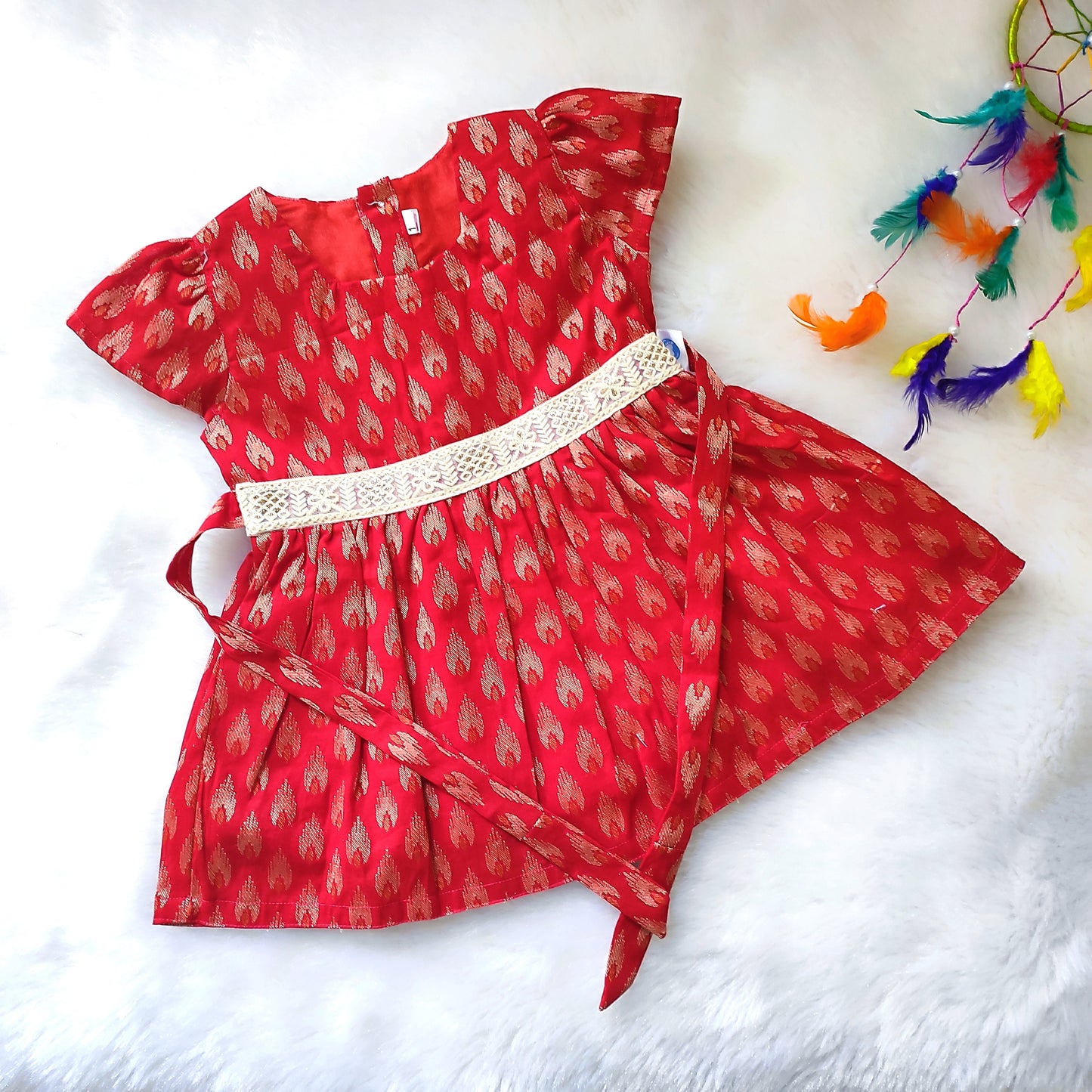 Festive frock - Red