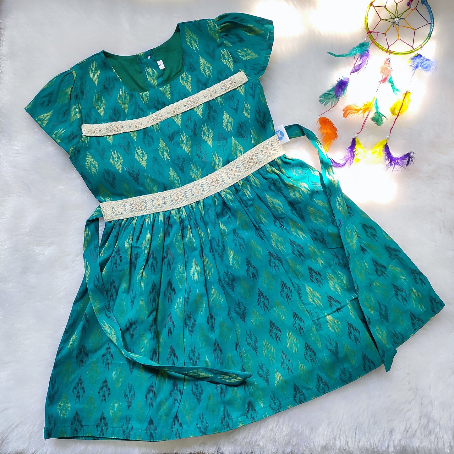 Ethnic frock - Rama Green