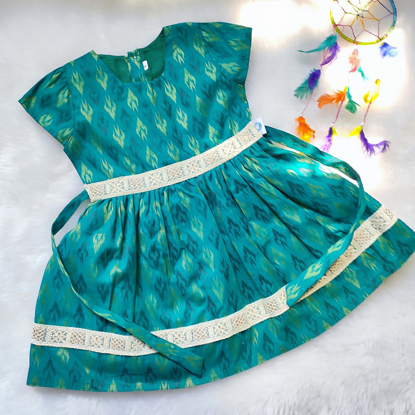 Ethnic frock - Rama Green