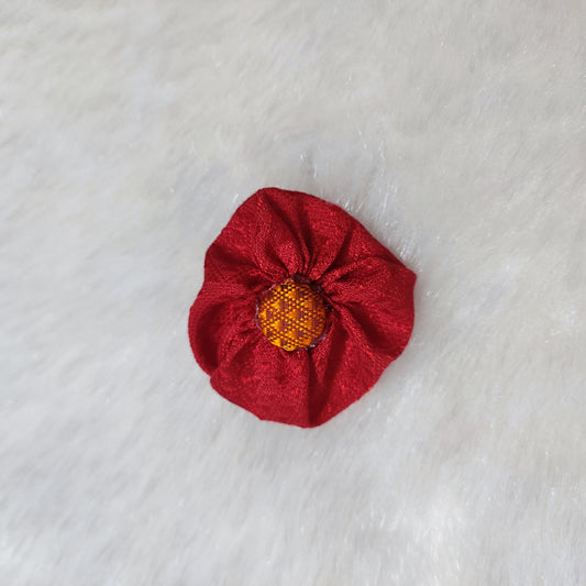 Khan Hair Clip- Red
