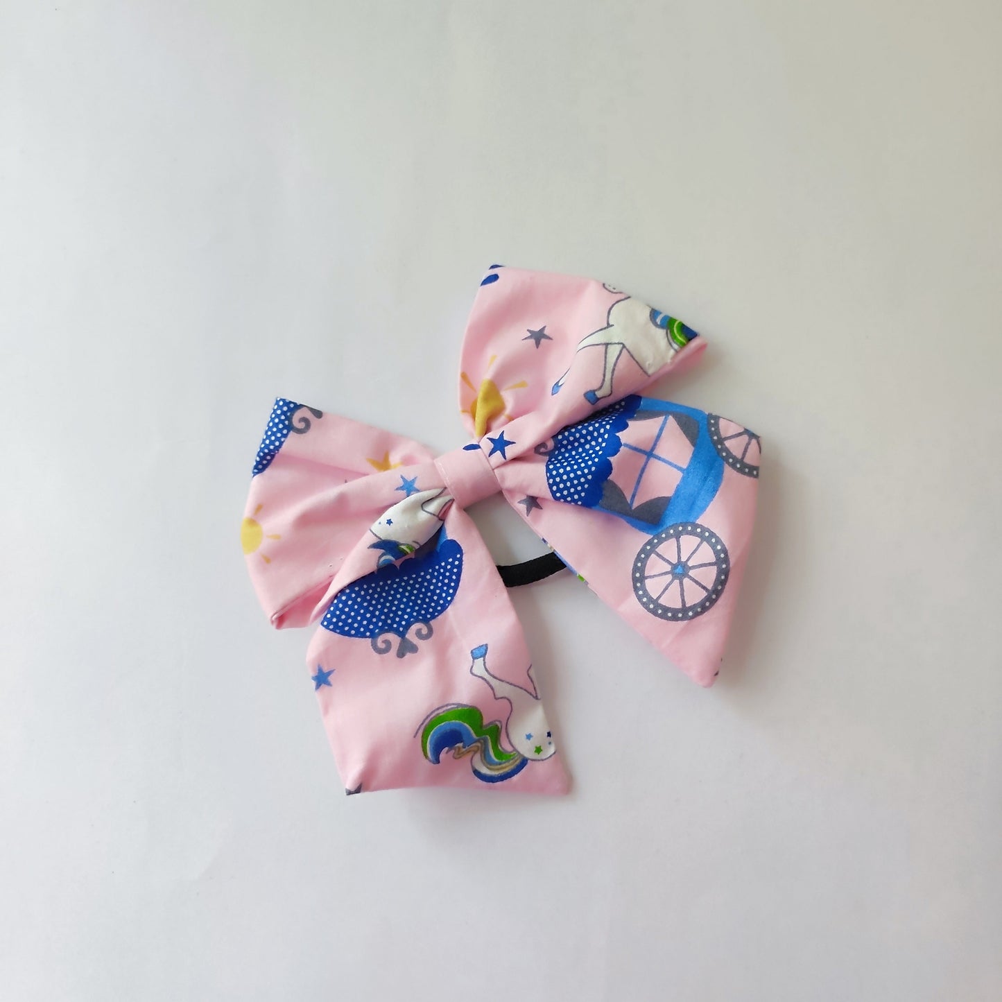 Hair Bow - Pink Unicorn