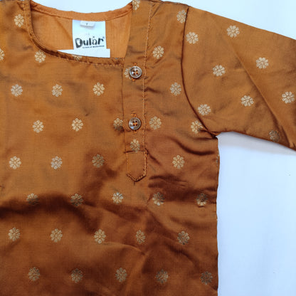 Kurta for Boys | Paithani | Golden