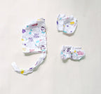 Muslin Cap, Mittens, Socks | Unicorn