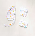 Muslin Cap, Mittens, Socks | Geometry