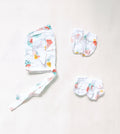 Muslin Cap, Mittens, Socks | Vegetable