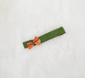 Khun Hair Band with contrast bow  - Parrot Green