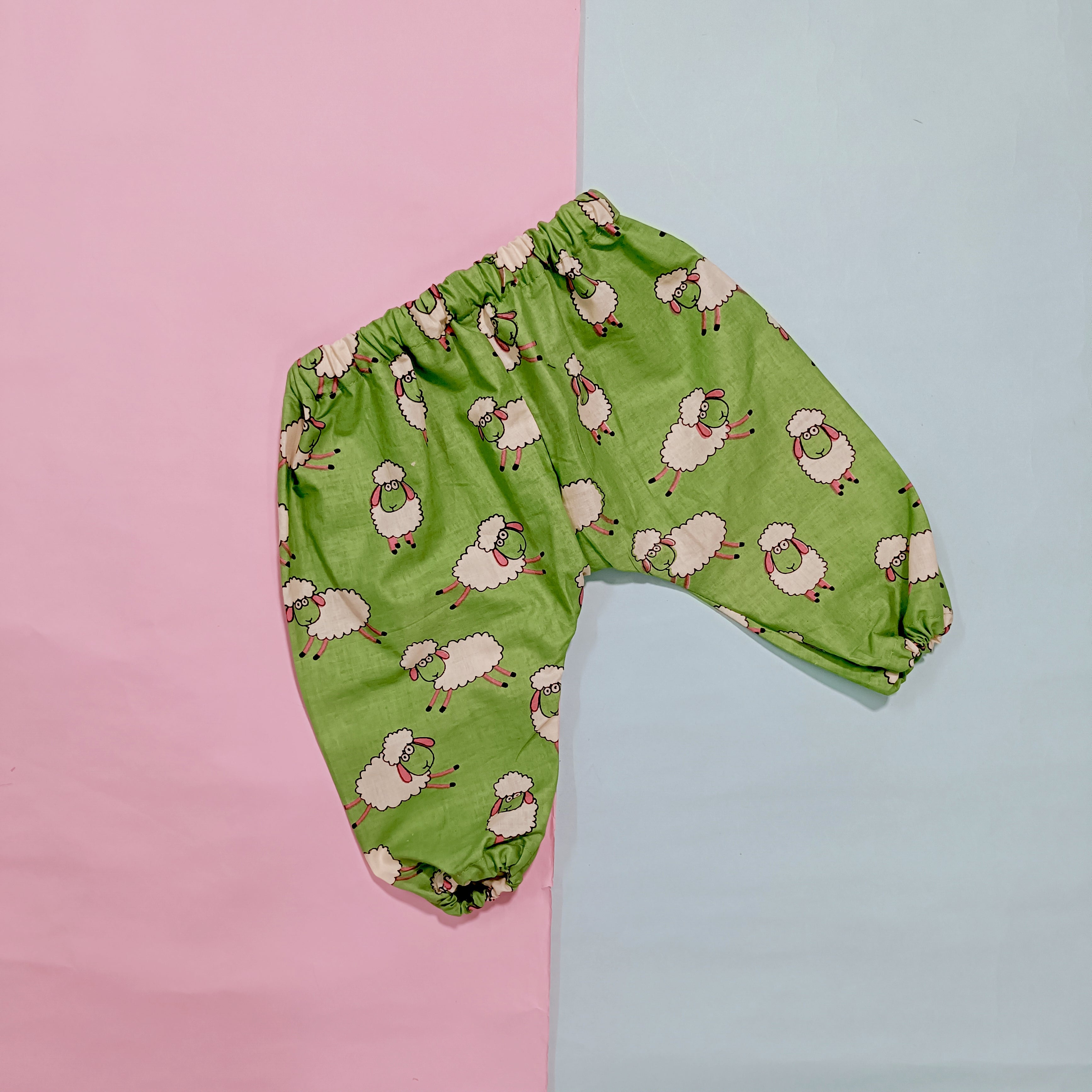 Cotton Night Suits for Babies | Green Sheep