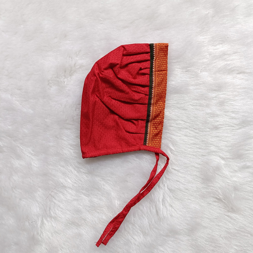 Balantvida | Khun | Girl | Rajkanya Red & Green Boarder