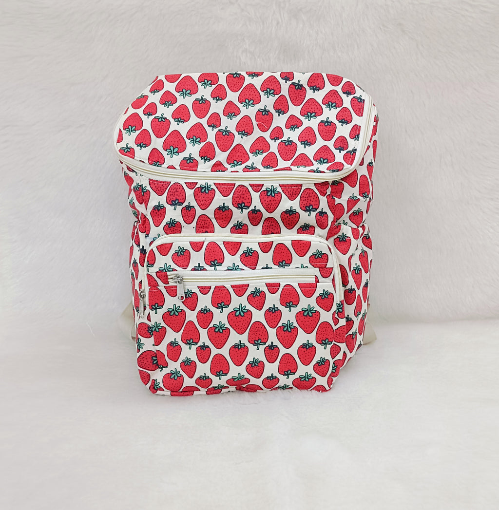 Diaper Bag | Red Strawberry