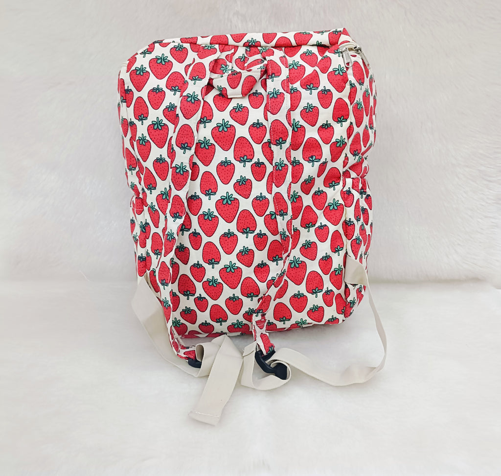Diaper Bag | Red Strawberry