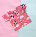 Cotton Front Open Jhabla | Giraffe, Dino, Panda | Pack of 3