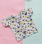 Cotton Night Suits for Babies | Multi Dinosaur