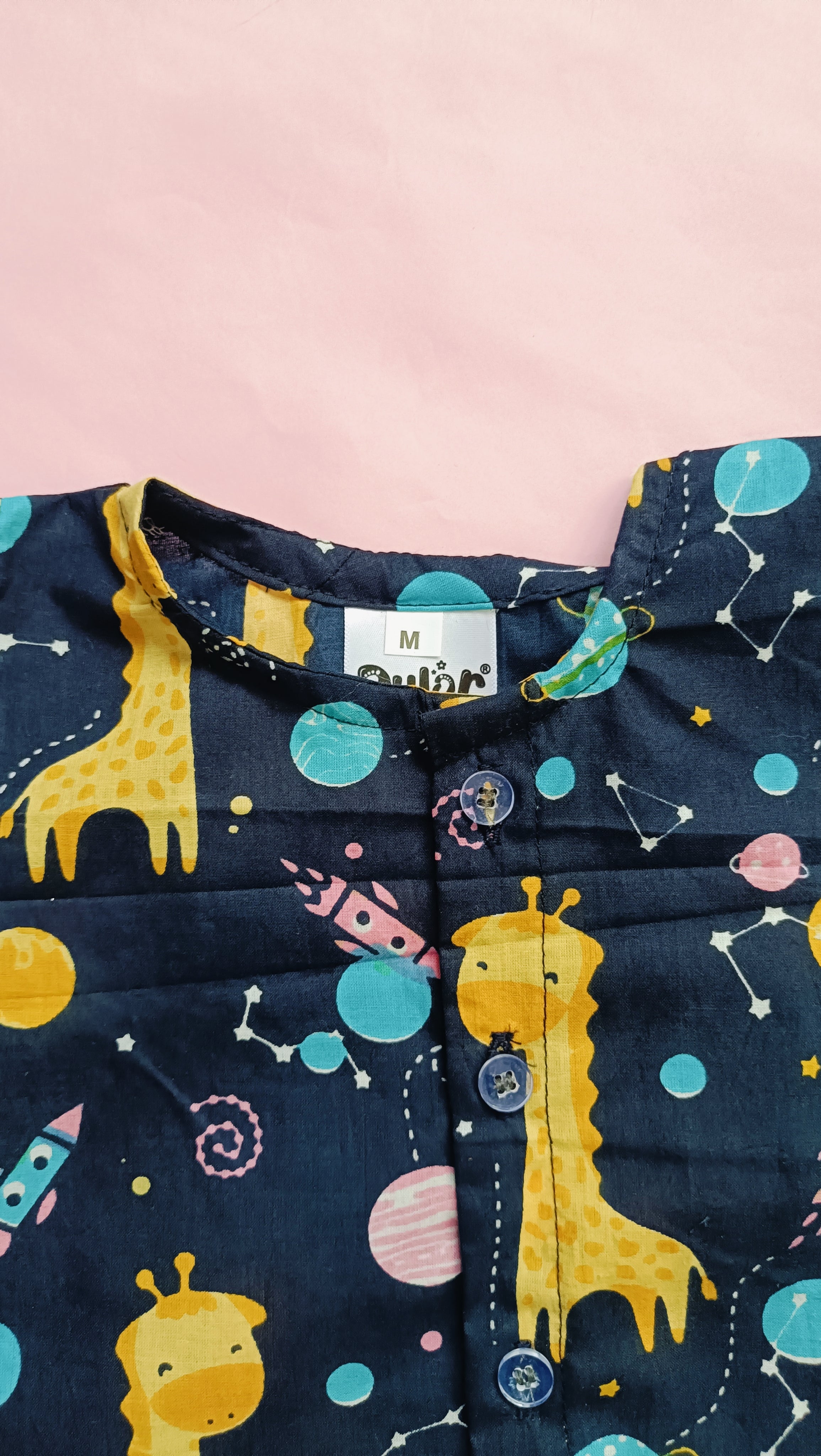 Cotton Night Suits for Babies | Blue Giraffe