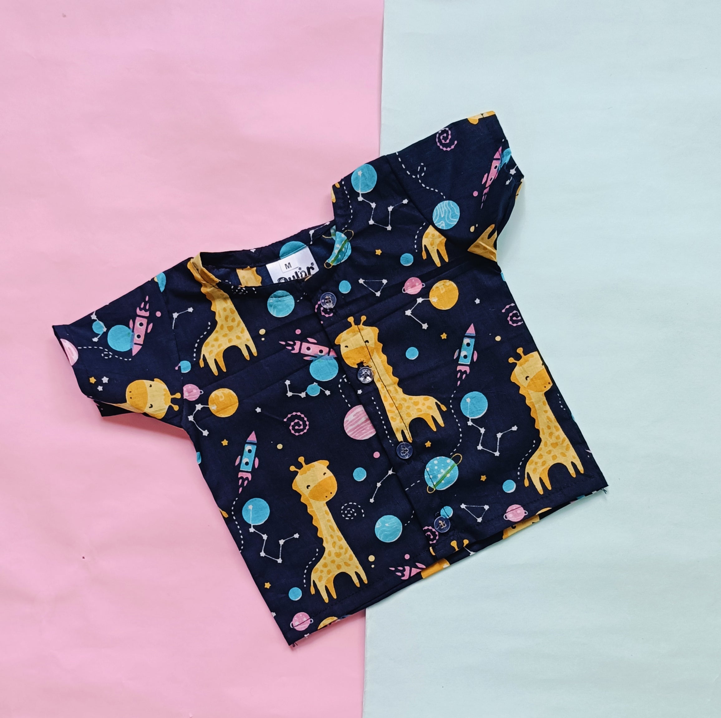Cotton Night Suits for Babies | Blue Giraffe