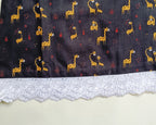 co ord set for Girls | Giraffe | Black
