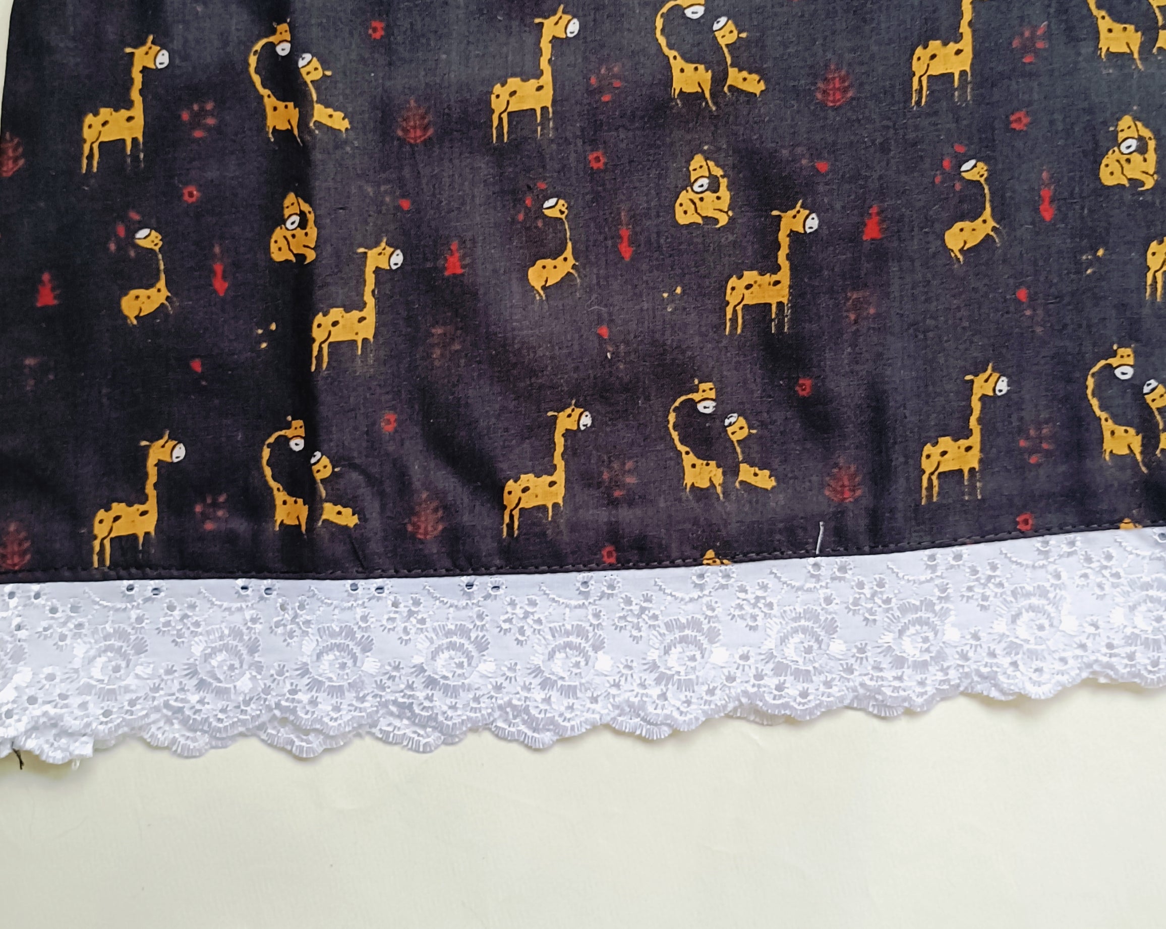 co ord set for Girls | Giraffe | Black