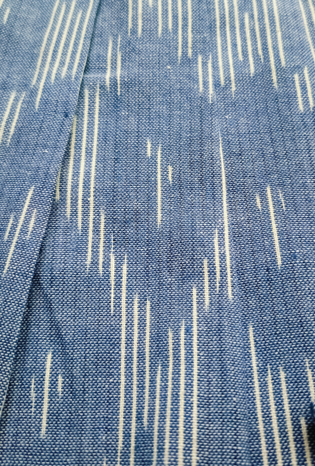 Handloom Ikkat Baby Girl Frock | Sky Blue
