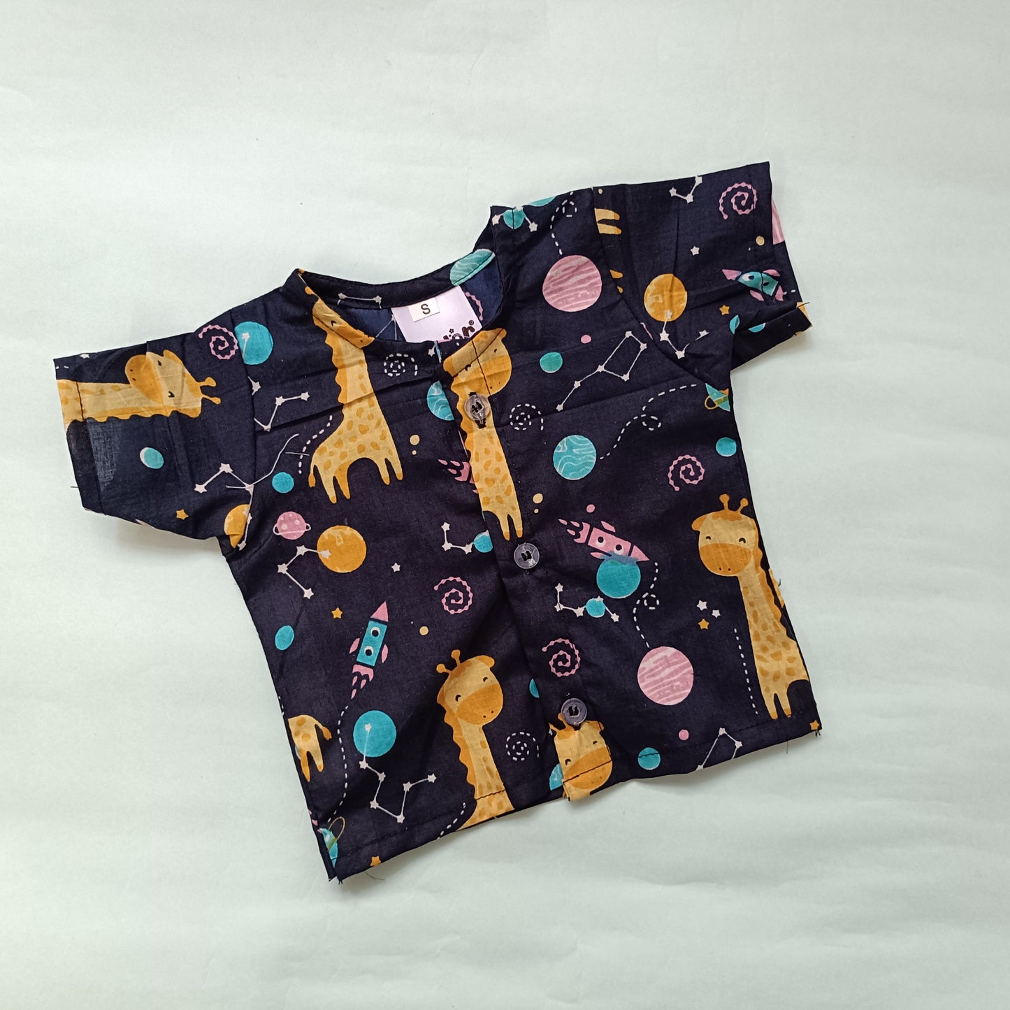 Cotton Front Open Jhabla | Dino,Cat, Giraffee | Pack of 3