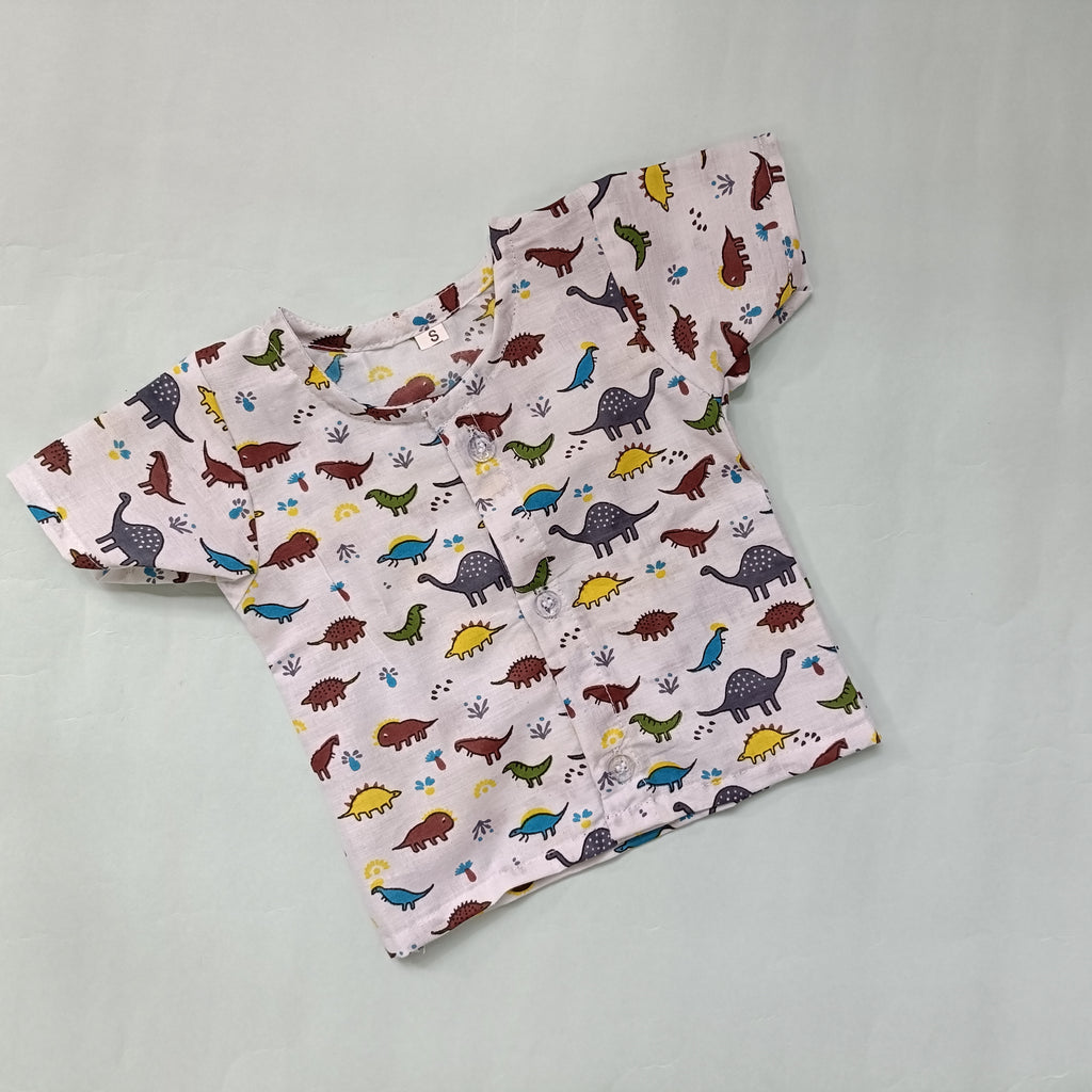 Cotton Front Open Jhabla | Car,Dino,Pepa| Pack of 3