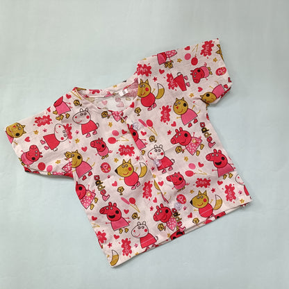 Cotton Front Open Jhabla | Car,Dino,Pepa| Pack of 3