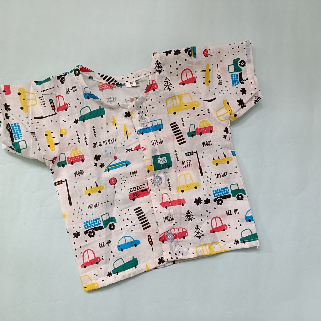 Cotton Front Open Jhabla | Car,Dino,Pepa| Pack of 3