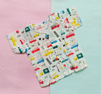 Cotton Front Open Jhabla | Car,Elephant, Flower | Pack of 3