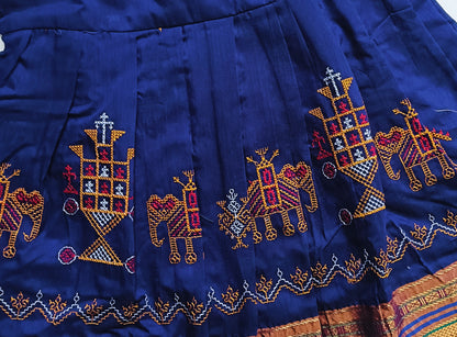 Ethnic dresses for baby girl | Kashida | Violet