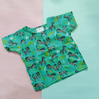 Cotton Front Open Jhabla | Giraffe, Dino, Panda | Pack of 3