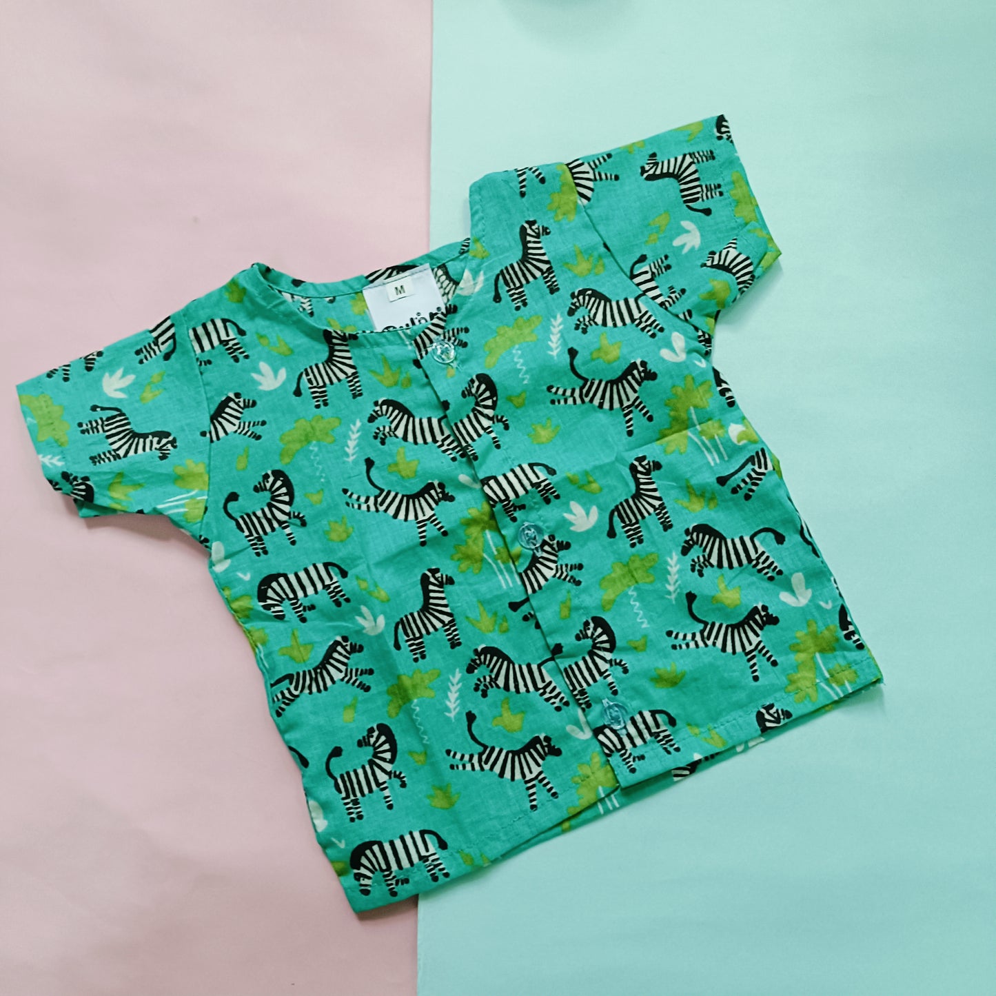 Cotton Front Open Jhabla | Giraffe, Dino, Panda | Pack of 3