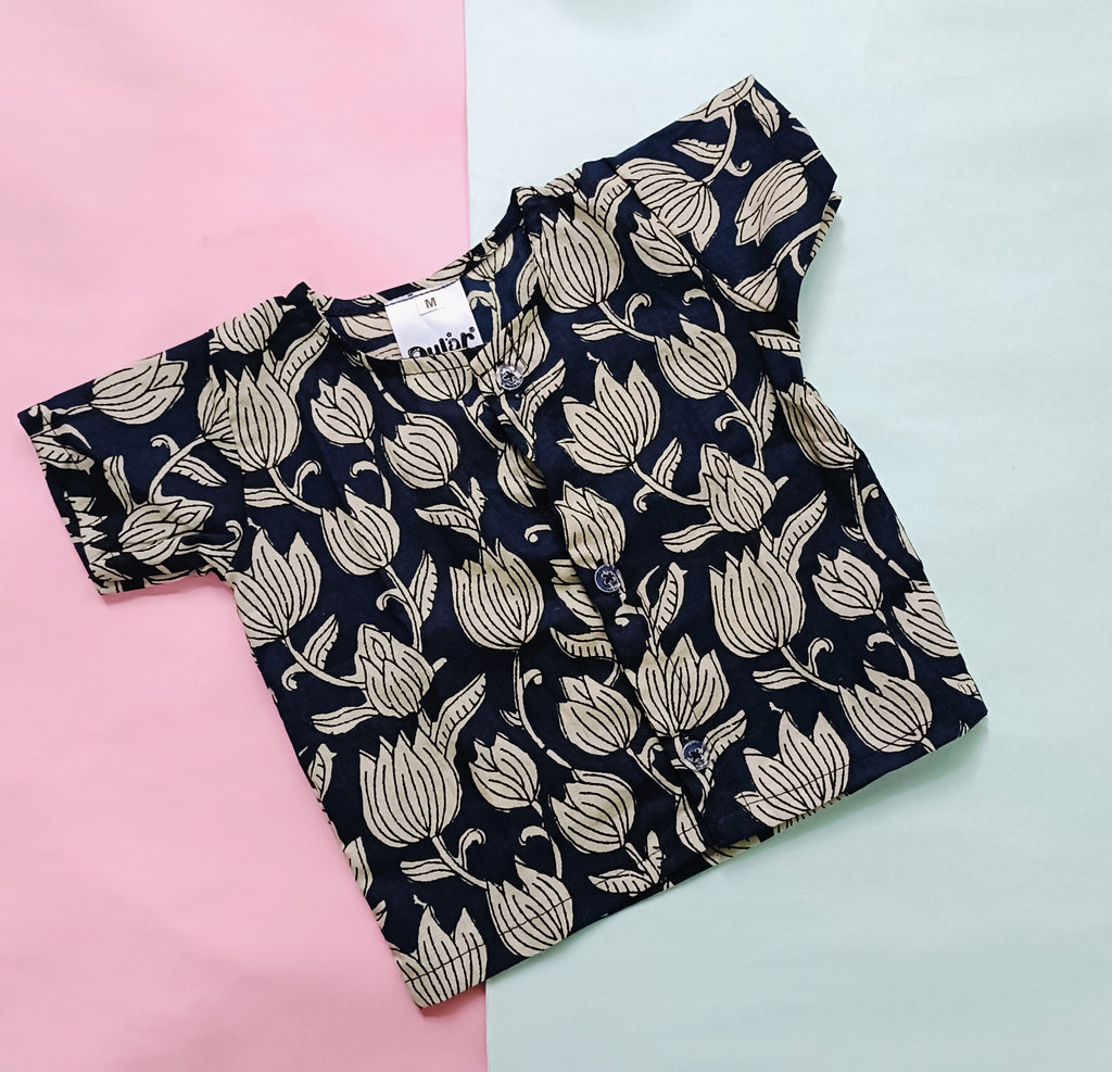 Cotton Front Open Jhabla | Flower, Panda, Giraffee | Pack of 3
