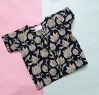 Cotton Front Open Jhabla | Flower, Panda, Giraffee | Pack of 3