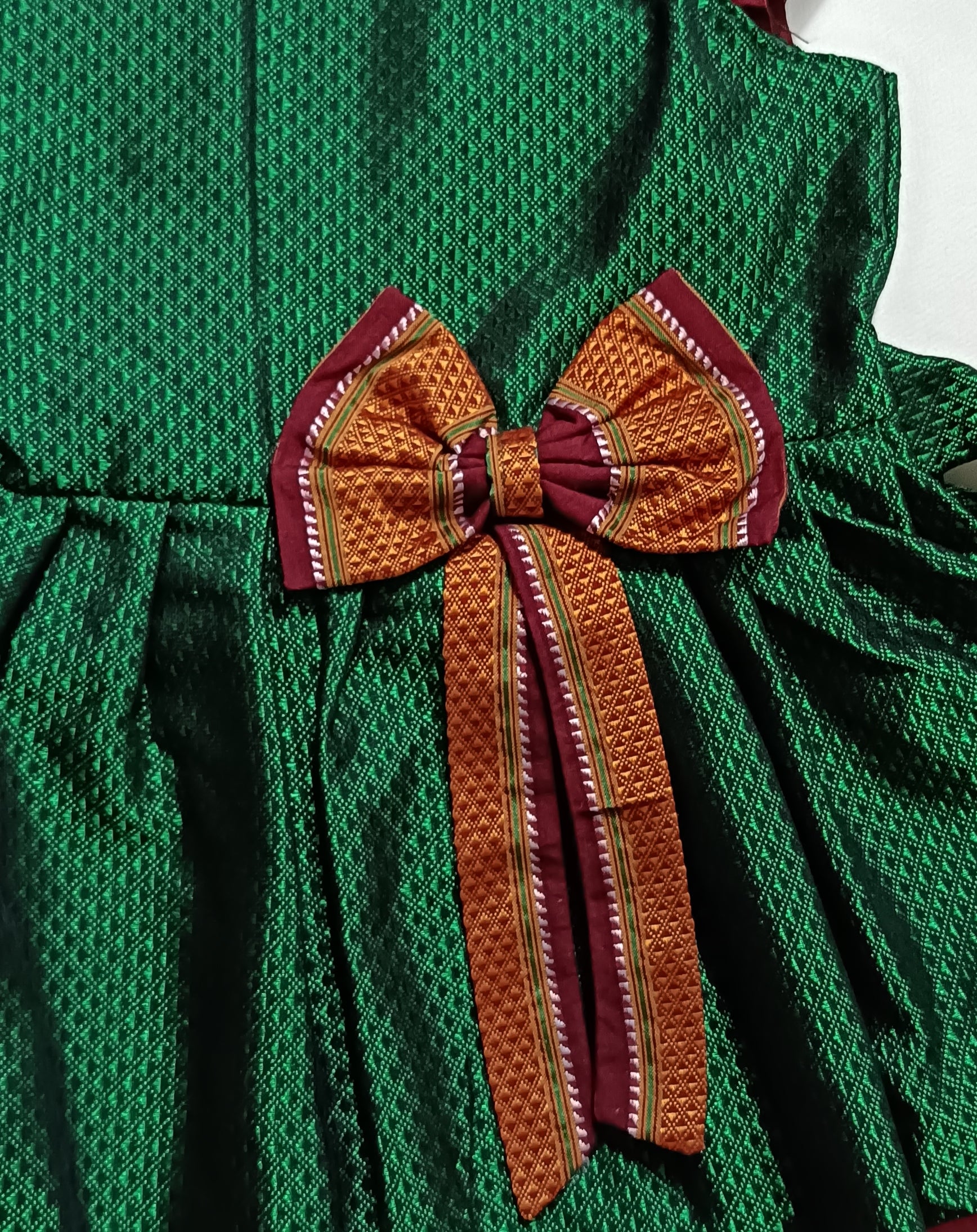 Ethnic dresses for baby girl | Khun Green| Bow