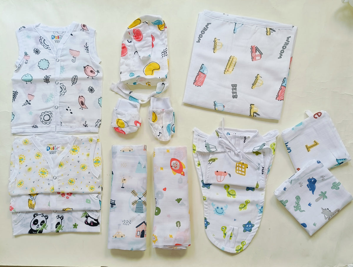 Muslin Essential Kit | Twit Bird | Cotton