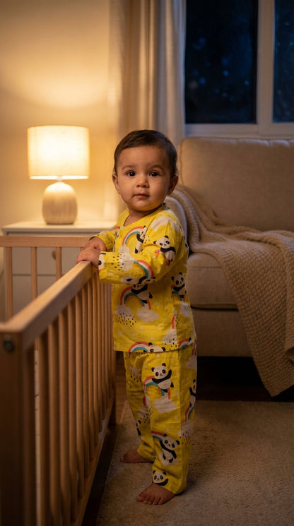 Cotton Night Suits for Kids |  Yellow Panda