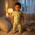 Cotton Night Suits for Kids | Pista Unicorn (Dream)