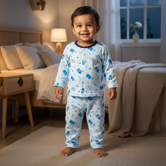 Flannel Night Suits for Kids | Blue Rabbit