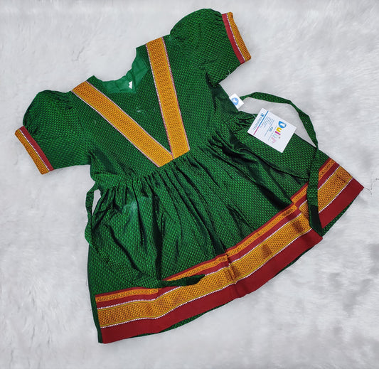 Khan Frock - Green