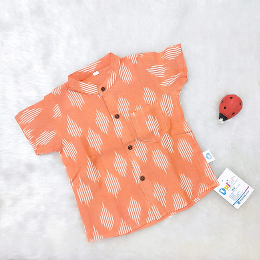 Cotton Shirt - Peach