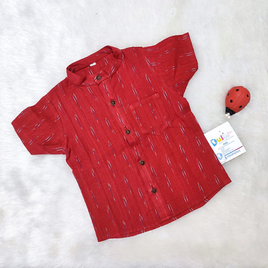 Cotton Shirt - Red