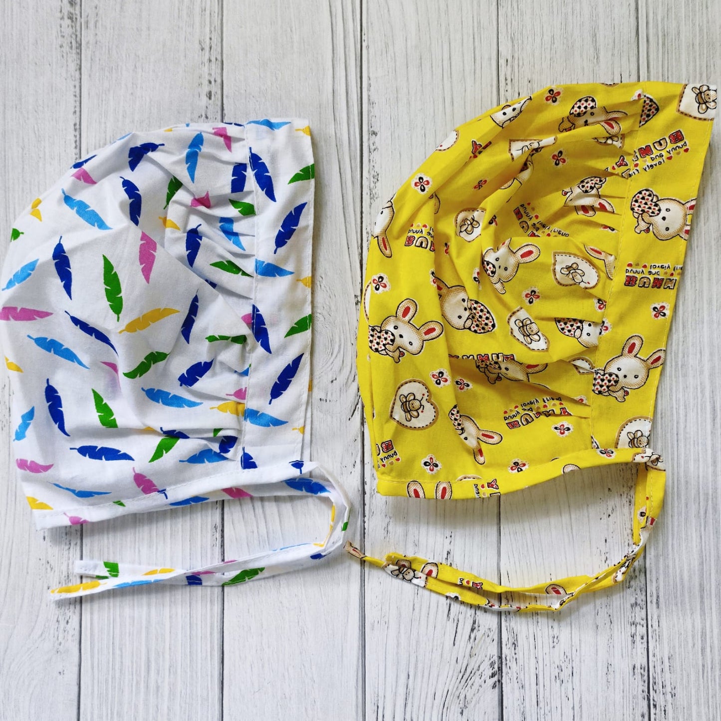 Cotton Bonnet Cap (Pack of 2 )