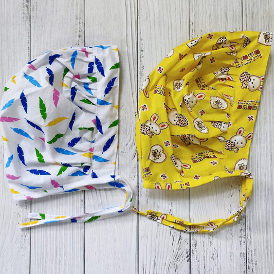 Cotton Bonnet Cap (Pack of 2 )
