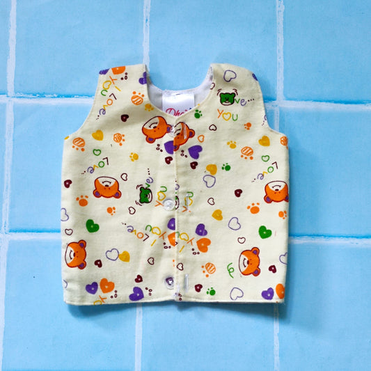 Cotswool / Flannel Bandi - Cream teddy (Love You)