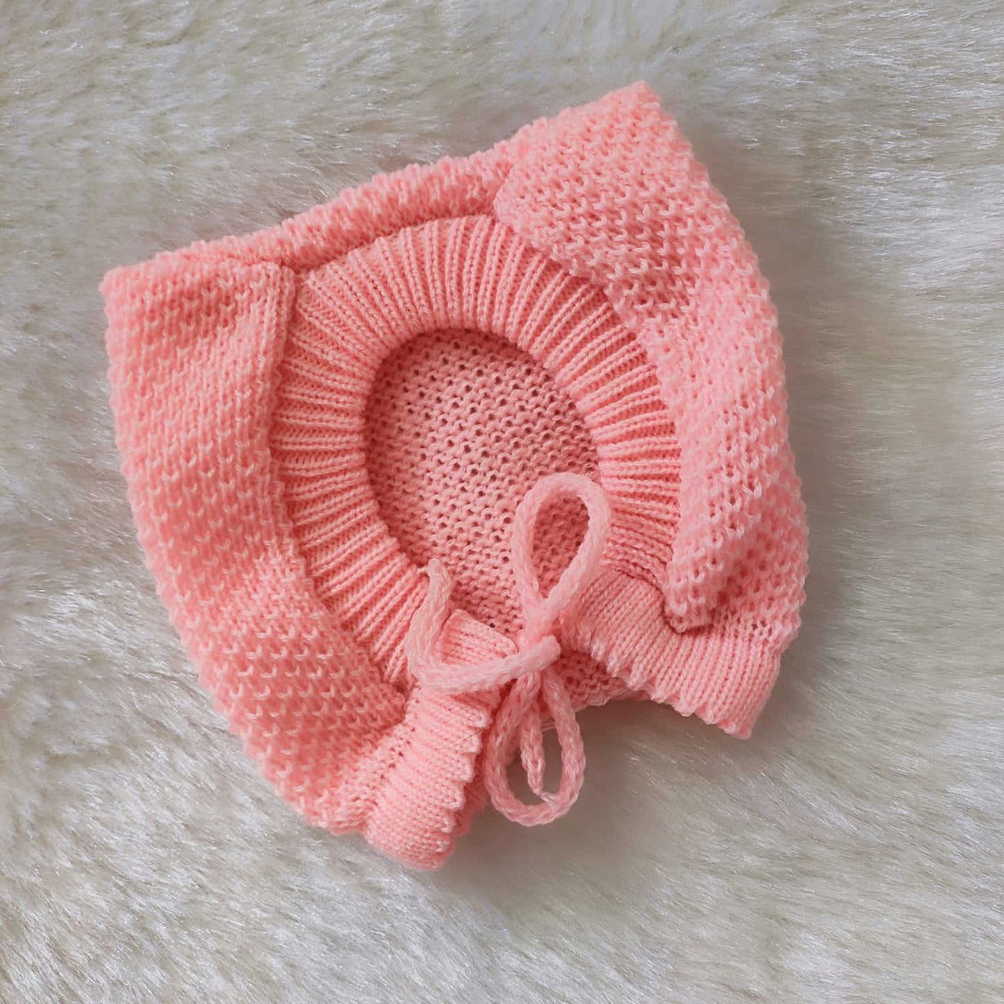 Woolen Cap - Baby Pink