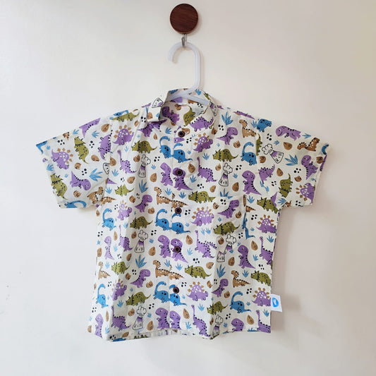 Cotton Shirt - Dinosaur