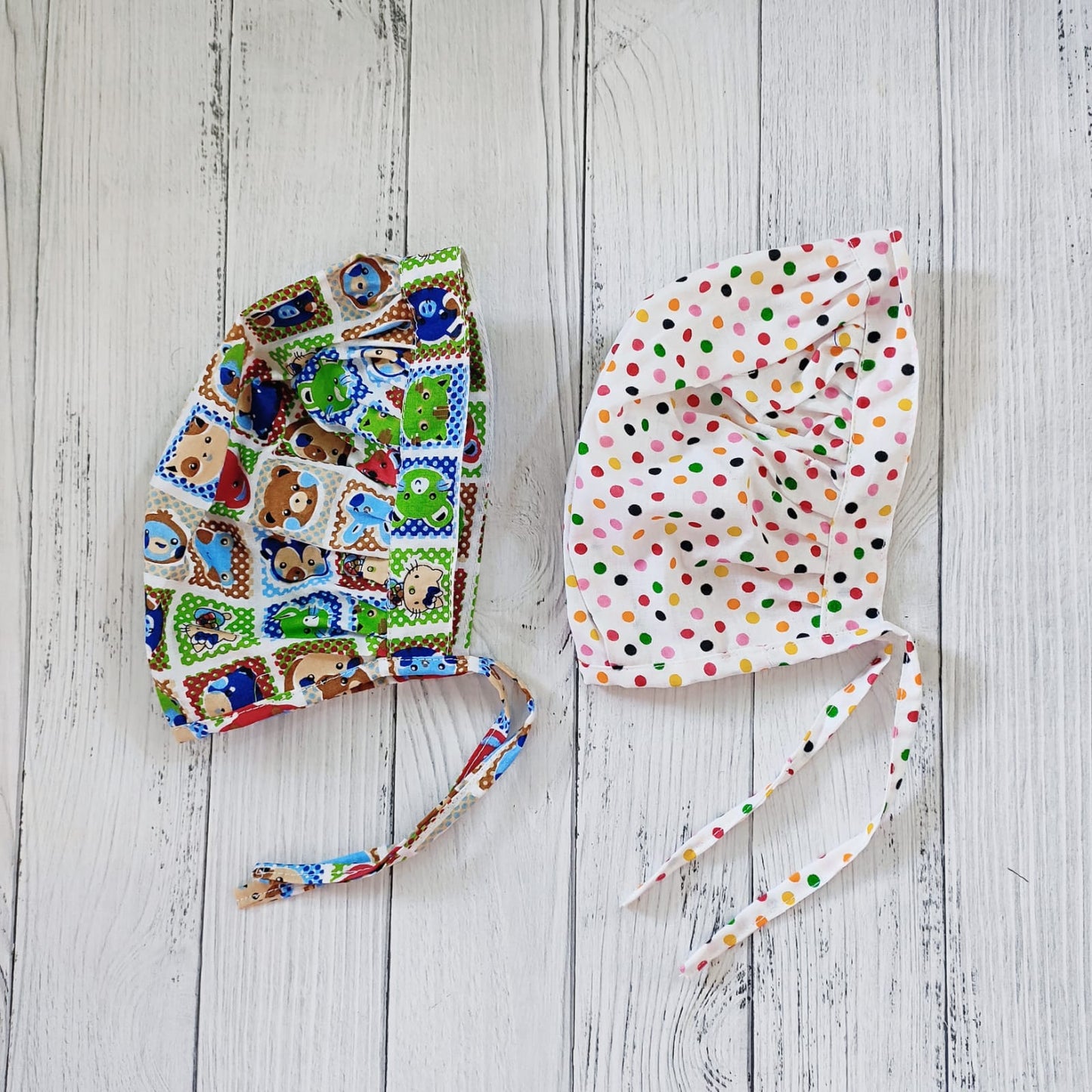 Cotton Bonnet Cap (Pack of 2 )