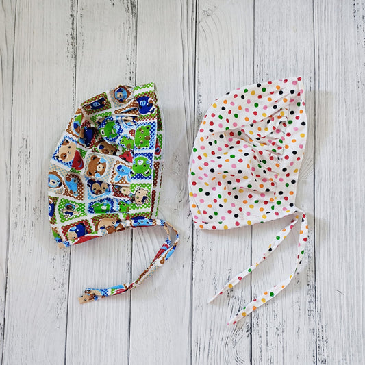 Cotton Bonnet Cap (Pack of 2 )