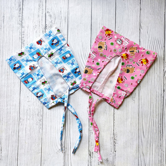 Cotton Rabbit cap Pink Monkey & Blue Cat toy  (Pack Of 2)