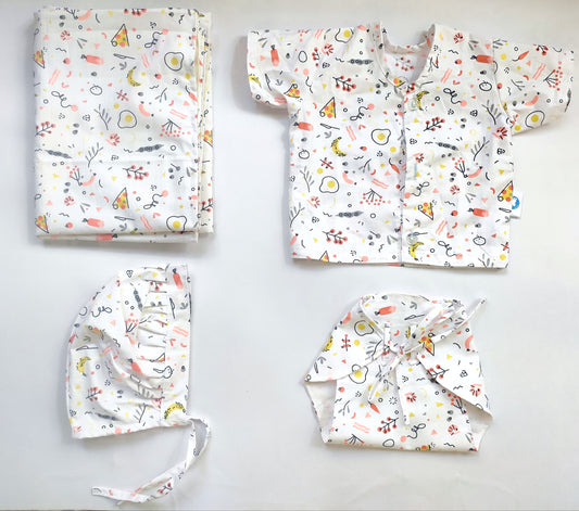 Cotton Gift Set  -  Orange Food