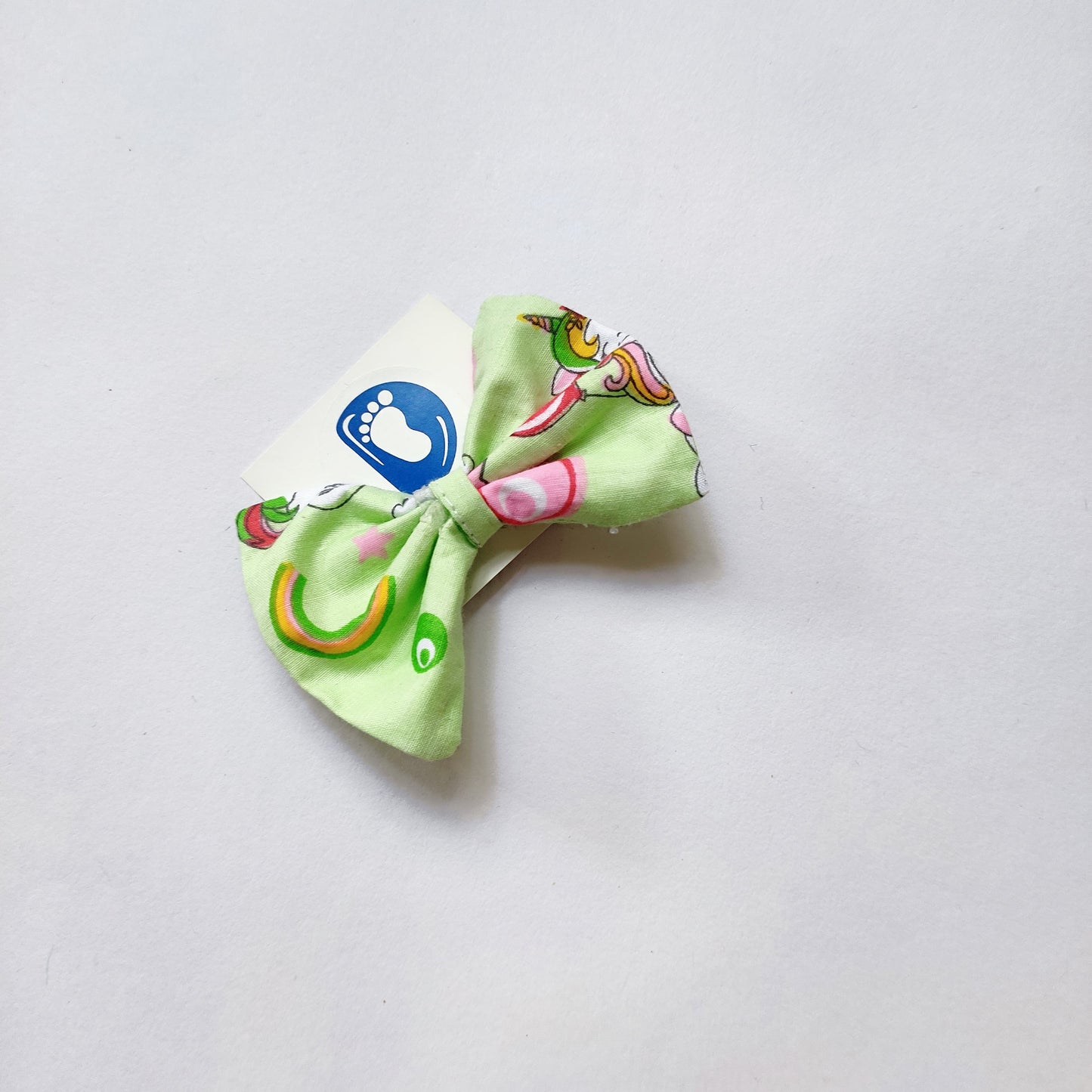 Bow Hair Clip - Pista Unicorn